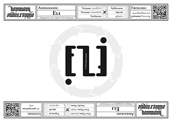 Ambigramm Eli