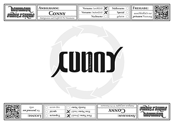 Conny Ambigramm