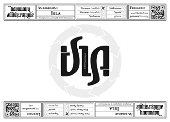 Isla Ambigramm