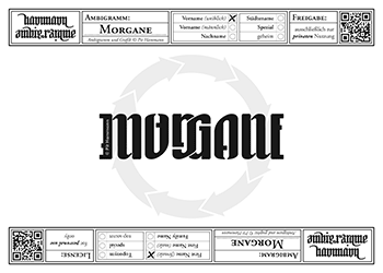 Morgane Ambigramm