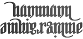 Logo Hammann Ambigramme